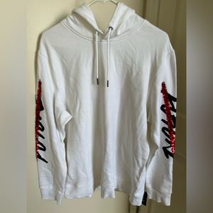 INC International Concepts - White, red, black- Size Large